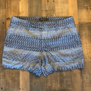 Level 99 Blue Patterned Shorts